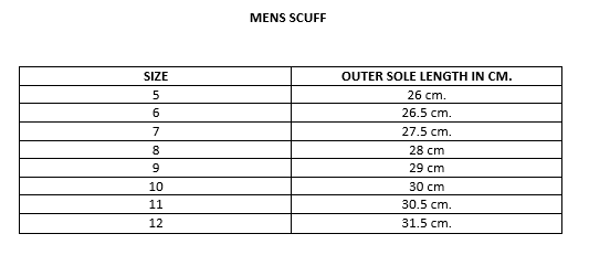 Scuffs (Men's)