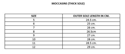 Moccasins (Thick Sole)